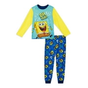 Spongebob Boys Long Sleeve Pajamas Set, 2-Piece, Sizes 4-12