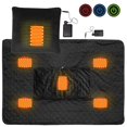 thumbnail image 3 of Calentador de manos eléctrico con USB, calentador de manos de 5V por Power Bank, mantas calentadas de invierno para camas, coche, hogar, dormitorio, almohadilla de algodón caliente, 3 of 4