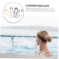 thumbnail image 3 of 12 pcs Women Pins Accessories Vintage Hair Acetate Chignon French Pin for HanfPrinting Updo Clips Cos Cellulose Hairpins Chopsticks Forks Antique Retro Elegant Hairpin Simple, 3 of 5