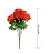 thumbnail image 2 of Wosthever Ramo de rosas artificiales de 10 cabezas, decoración de simulación, centro de de oficina en casa, rosa falsa Flores artificiales rojo oscuro Wosthever HA7033-11B, 2 of 5