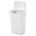 thumbnail image 3 of Sterilite 13 Gallon TouchTop Wastebasket w/Titanium Latch, White (12 Pack), 3 of 9