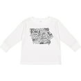 thumbnail image 3 of Inktastic Iowa State word salad Boys or Girls Long Sleeve Toddler T-Shirt, 3 of 5