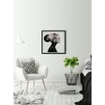 thumbnail image 4 of Marmont Hill Dark Flower Turban Iii Framed Wall Art, 32.00" x 1.50", 4 of 6
