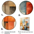 thumbnail image 3 of Designart "Fragmented Perspectives in Cubism III" Abstract Floater Framed Wall Art Print, 3 of 7