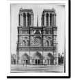 thumbnail image 2 of Historic Framed Print, [Cathedral of Notre Dame, Paris - Facade], 17-7/8" x 21-7/8", 2 of 9