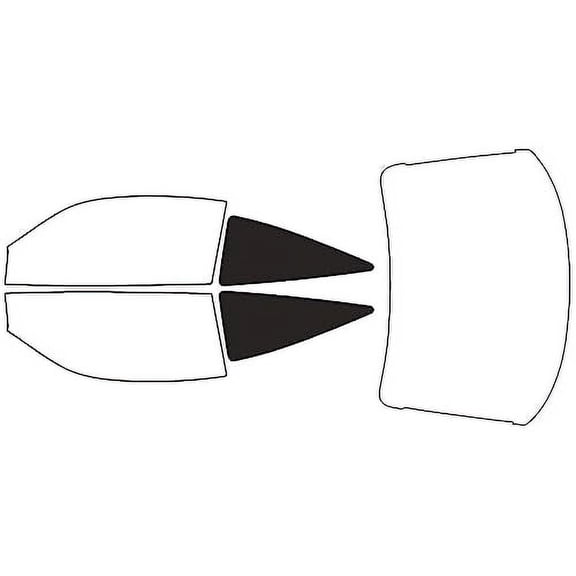 Rvinyl Window Tint Kit Compatible with Mazda Mx-6 1993-1997 - Back Precut Kit - 20%