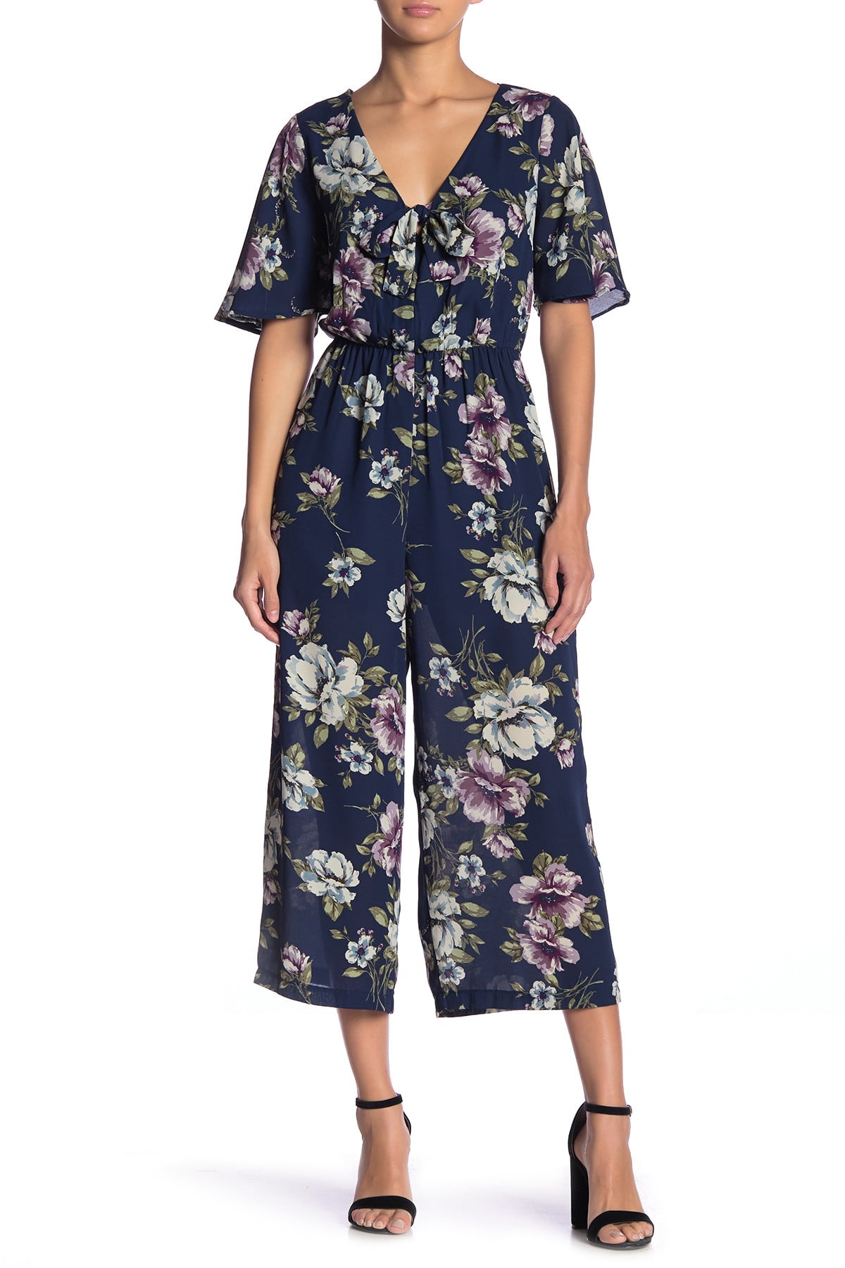 Luxology Jumpsuits & Rompers Womens Medium Floral Print Chiffon