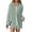 Light Green, variant on Womens Oversized Shirt Solid Color Loose Fit Breathable Casual Fashion Top Army Green L