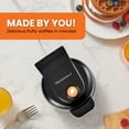 thumbnail image 3 of Mini máquina para hacer gofres eléctrica antiadherente Elite Gourmet, 3 of 5