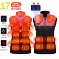 thumbnail image 3 of Chaleco calefaccionado de 21 áreas para hombre y mujer, chaqueta calefactable de invierno para mujer, calentador eléctrico USB, chaqueta táctica, chaleco térmico, abrigo calentador corporal, 3 of 5
