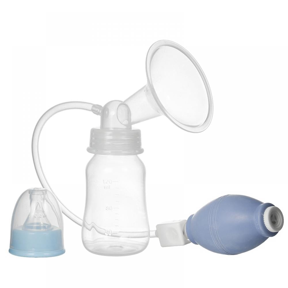 Portable BPA-free Silicone Breastfeeding Manual Pumps Milk Pump Suction 