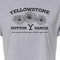 thumbnail image 3 of Yellowstone  - Wildflowers  - Juniors Cropped Cotton Blend T-Shirt, 3 of 6