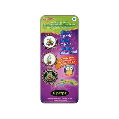 Polyform Sculpey Glow in the Dark Kit 6pc