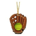 thumbnail image 1 of Personalized Softball Glove Ornament Softball Custom Name Ornament Softball Glove Flat Ornament Softball Lover Custom Softball Team Gift For Softball Player Softbal Ornament, 1 of 4