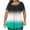 Army Green, variant on Women's Plus Size Gradient Color Oversized Tunic Tee – Casual Short Sleeve Spring-Summer Top with Everyday Versatility