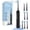 Black, variant on Electric Toothbrush with Water flosser, 3 in 1 Teeth Cleaning Kit with 7 Modes, Electric Toothbrush and flosser Combofor Adults, Water Flosser Portable for Travel and Home (White)