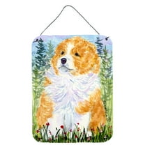 Carolines Treasures SS8918DS1216 Sheltie Aluminium Metal Wall or Door Hanging Prints, 16" x 12", Multicolor