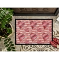 thumbnail image 3 of Carolines Treasures BB7567JMAT Aquarelle Coeurs Rayés Rouges Tapis Intérieur Ou Extérieur, 24 x 36 Po., 3 of 4