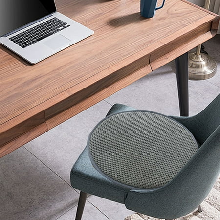 

YiBai Solid Wood Round Stool Chair Ccushion Fours Seasons Universal Thickening Cushion Round Sponge Stool Seat Cushion Thickening Black for Father Dad