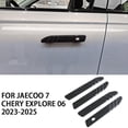 thumbnail image 2 of For Jaecoo 7 Carbon Style Side Door Handles Cover Trim Accessories 4pcs, 2 of 7