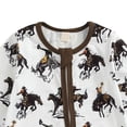 thumbnail image 6 of larppty Baby Boy Girl Western Clothes Cow Print Long Sleeve Romper Jumpsuit One Piece Newborn Fall Winter Outfit, 6 of 8