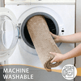 thumbnail image 6 of Evlmd Bathroom Rugs, Shaggy Soft and Absorbent Bath Rug, Non-Slip, Thick Plush Machine Washable Dry Bath Mats for Bathroom, Tub and Shower, 24" x 59", 6 of 8