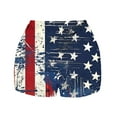 thumbnail image 4 of XIAfhje Shorts For Women Independence Day High-Waisted Womens Shorts Lightweight Shorts Casual Short Pants Comfy Shorts Hot Pants Beach Vacation Shorts Trendy Lounge Clothes, 4 of 6