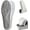 Gray, variant on Men's and women's step-through insoles, massage insoles, cloud insoles, comfortable step-through insoles, memory foam arch support insoles, relieve arch pain, suitable for all shoe types.