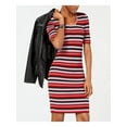 thumbnail image 2 of BAR III $90 Womens New 0020 Burgundy Striped Metallic Dress XL B+B, 2 of 4