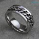 thumbnail image 1 of Anillo De Dedo De Acero Inoxidable A La Moda, 1 of 3