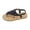 A-Black163, variant on Yuanlong Womens Sandals Floral Toe Post Beach Sandals Elastic Ankle Strap Comfortable Outdoor Casual Thong Sandal