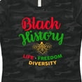 thumbnail image 4 of Inktastic Black History Life Freedom and Diversity Women's T-Shirt, 4 of 5