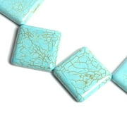 Cousin Diamond Gemstone Turquoise Strand, 6 Piece