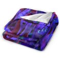 thumbnail image 3 of Monster University Couverture en Molleton Ultra Douce Jeté Douillet Chaud Couverture Jetée Canapé Lit Sofa -W90, 3 of 5