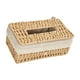 thumbnail image 3 of Cubierta de caja de pañuelos tejida a mano, soporte para servilletas faciales, decoración, dispensador de servilletas de escritorio, organizador para Beige, 3 of 9