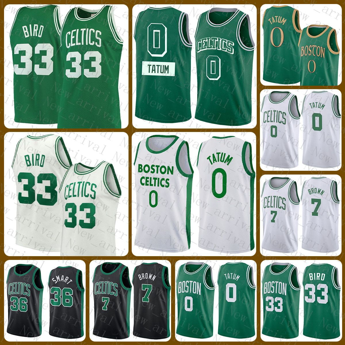 Jayson Tatum 0 Celtics Jersey Logo Typography 