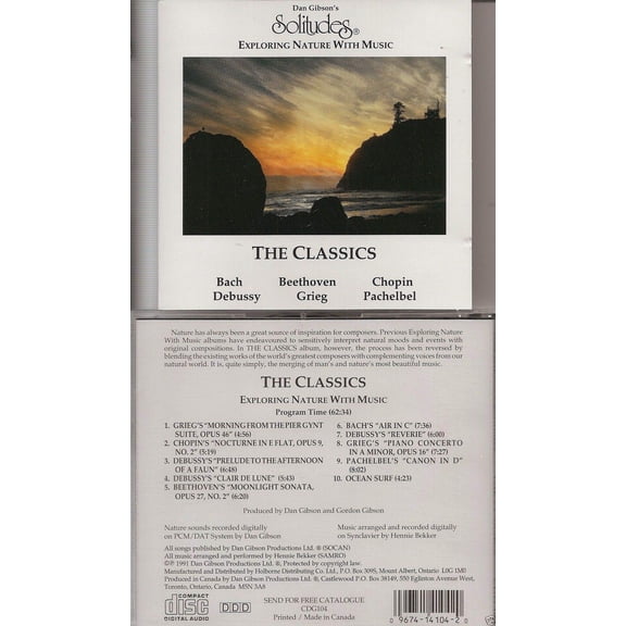 Pre-Owned Dan Gibson's Solitudes: Exploring Nature With Music: The Classics