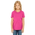 thumbnail image 2 of Daxton Youth Size Short Sleeve Tee Basic Tshirt Tops- Hot Pink, X-Small, 2 of 6