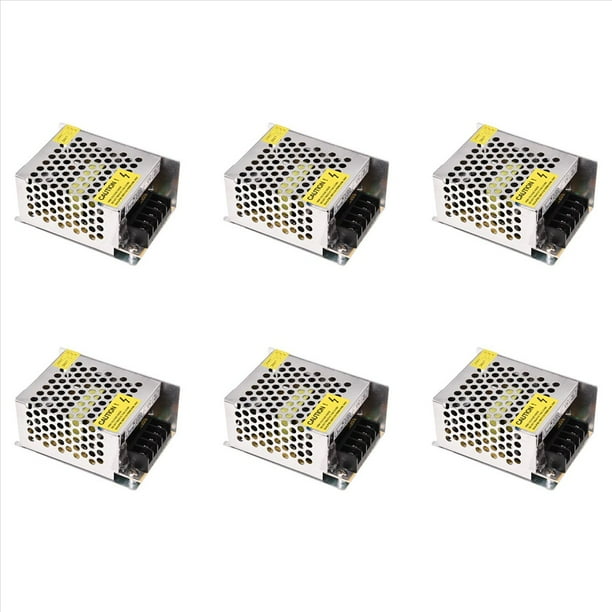 6X 36W Conductor Fuente de Alimentacion Transformador DC 12V 3A por Banda Luz LED Lampara