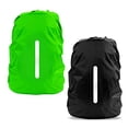 thumbnail image 1 of Cubierta Mochila LAMA 2pcs, Protector Reflectante Prueba Lluvia Anti-polvo y Anti-robo S 18L-25L Negro Verde, 1 of 3