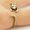 14K Gold-Plated, variant on Unisex 14K Gold Plated Mouse Open Ring for Both Women and Men Everyday Wear Adjustable Size Comes with Gift Box