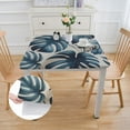 thumbnail image 2 of Awypu Tropical Leaf Palm Pattern Square Tablecloth Full Width Single-Sided Printing 100% Polyester Fibre 36*36, 2 of 8