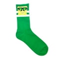 thumbnail image 3 of SpongeBob SquarePants Women's St. Patrick's Day Pom Crew Socks, 1-Pack, Size 4-10, 3 of 6