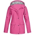 thumbnail image 1 of Fluffy Jacket Women Solid Color Coat Windproof Outer Coat Long Sleeve Cardigan Warm Winter Overcoat Button Down Overcoat, 1 of 3