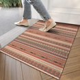 thumbnail image 4 of Brown Geometric Striped Pattern Door Rugs,Washable Non Slip Door Mats Indoor,Decorative Door Mats,Entry Mat Indoor for Entrance,Bedroom,Kitchen,Bathroom,17"x30", 4 of 6