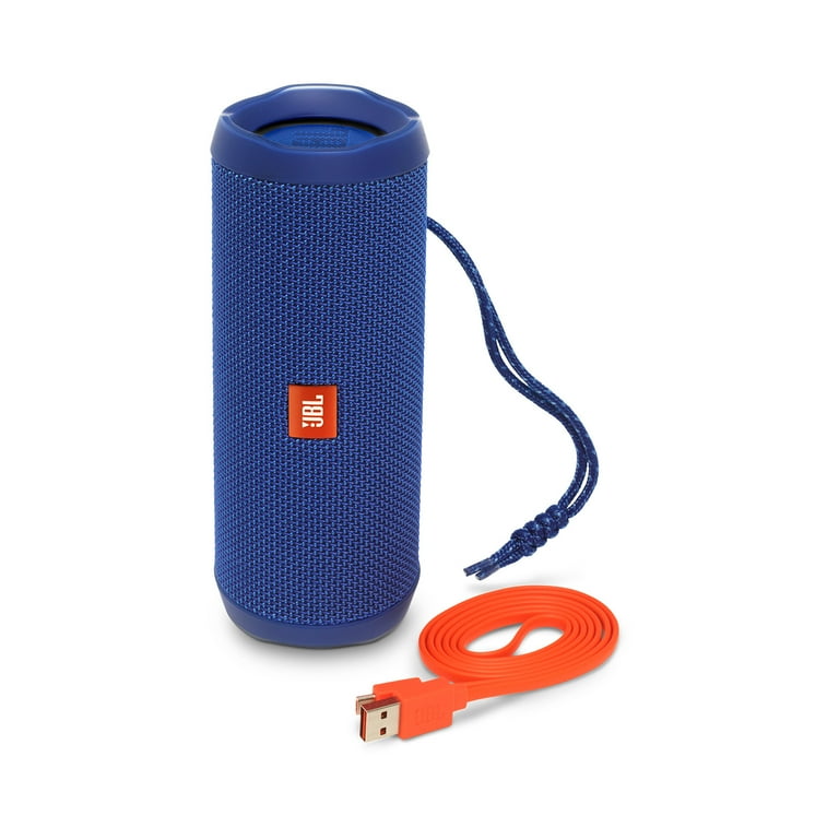 JBL Flip 4 - A full-featured waterproof portable Bluetooth speaker with surprisingly powerful sound. - Blue JBL Flip 4 - A full-featured waterproof portable Bluetooth speaker with surprisingly powerful sound. - Blue