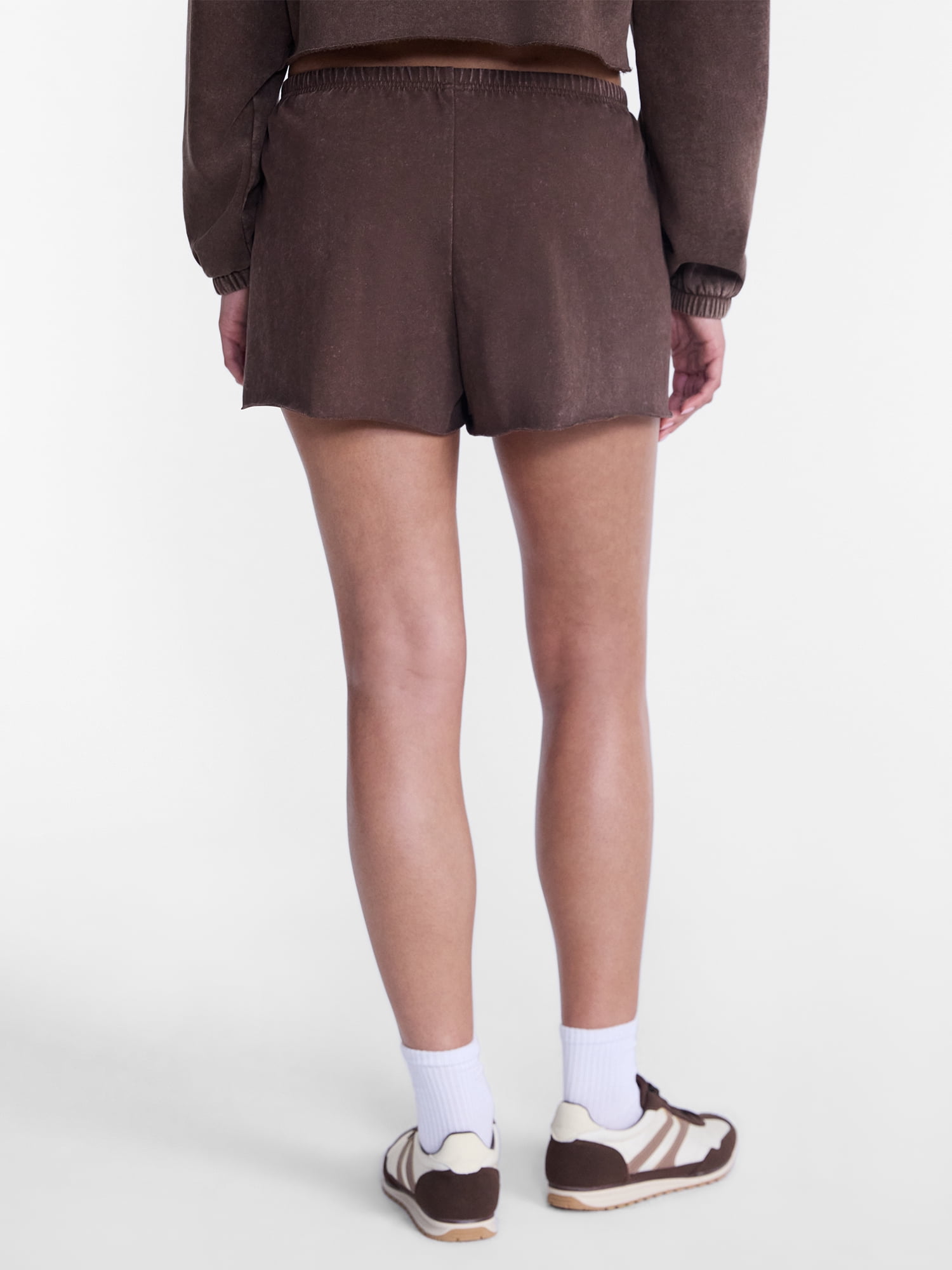 No Boundaries Mineral Wash Jersey Shorts, 2.25'' Inseam, Women's XXS-XXL