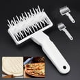 thumbnail image 2 of Yesbay Dough Needle Roller Plastic Pastry Pizza Dough Needle Wheels Roller Bread Hole Punch DIY Baking Tool, 2 of 8