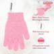 thumbnail image 2 of Guantes exfoliantes Evridwear 100% nailon para ducha, 3 pares, 2 of 8