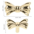 thumbnail image 2 of Brass French Bow Cabinet Knobs for Furniture Golden Elegant Design Decor 12 Pieces, 2 of 8